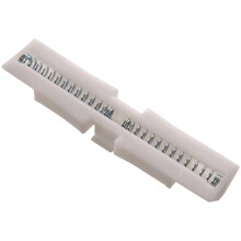 BiFold Door Guide White 851651 for Closet Folding Doors Smooth Glide Easy DIY Track Replacement