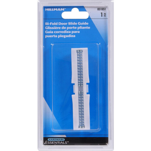BiFold Door Guide White 851651 for Closet Folding Doors Smooth Glide Easy DIY Track Replacement 2