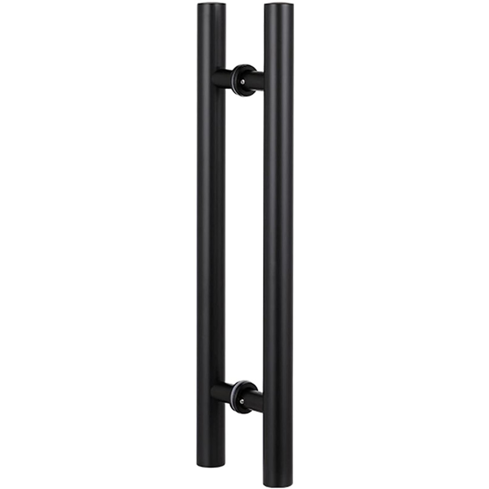 Sliding Barn Door Handle Modern Brushed Stainless Steel Doublesided Pull For Interior Exterior 120Cm Black 9174973496465