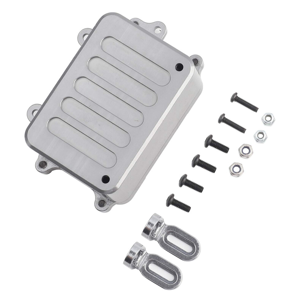 Sealed Metal Rc Receiver Box And Esc Box For Scx10 Crawler, Dustproof Waterproof Lightweight Durable 9070919952241