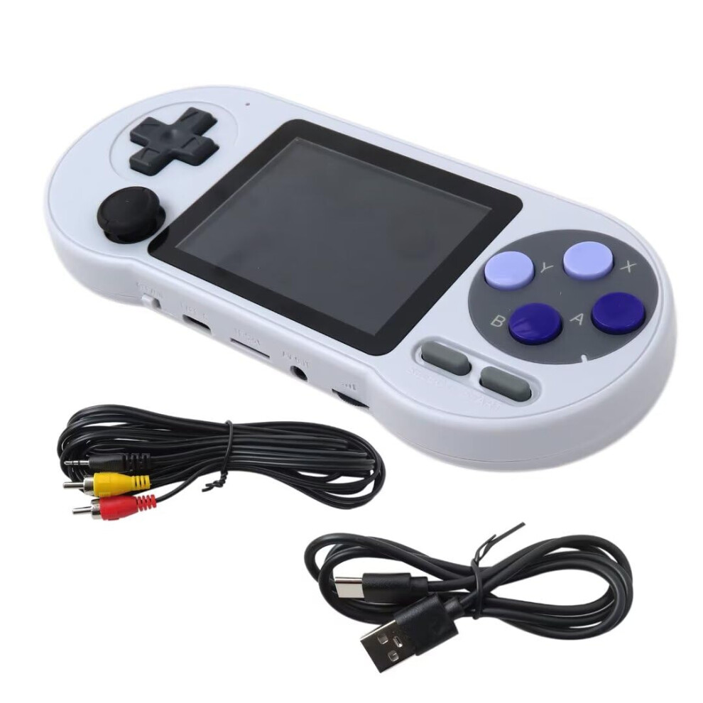 Retro Handheld Game Console With 3 Inch Ips Screen, 6000 Builtin Games, Dual Joysticks, Tv Output 9070919952548