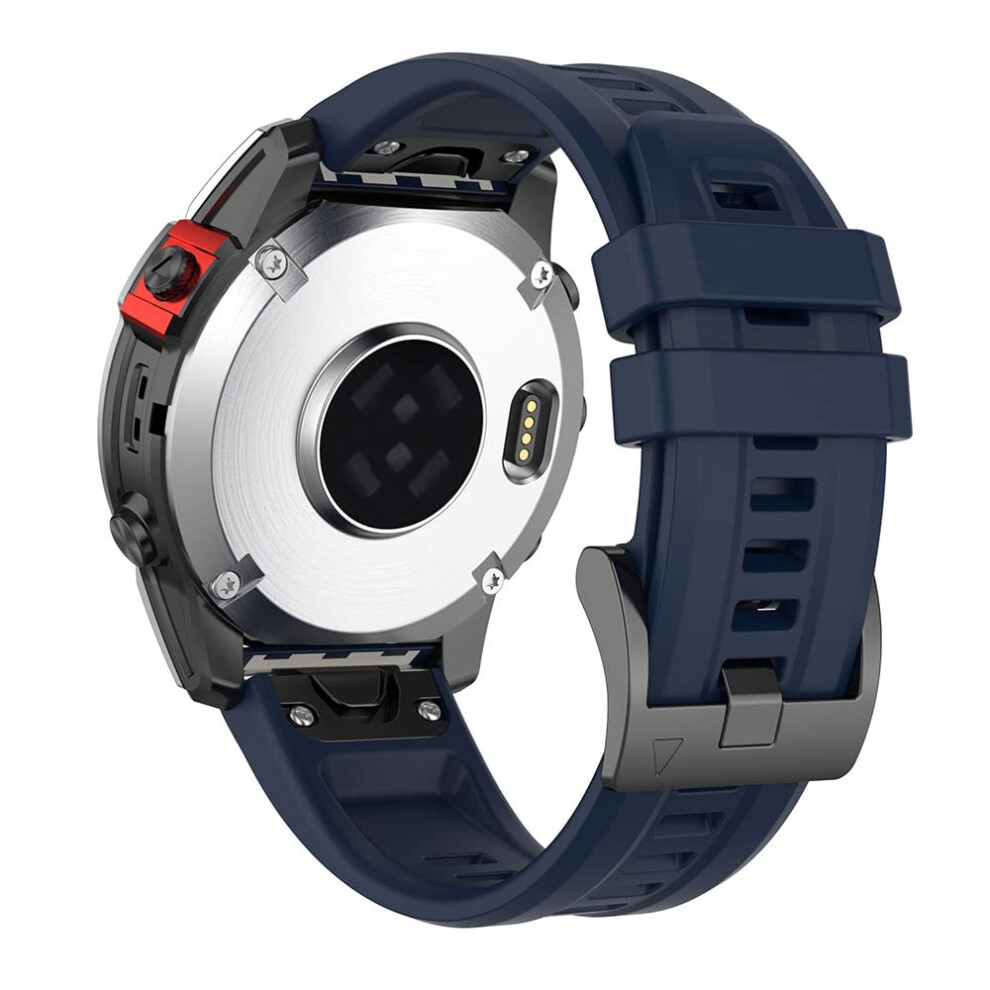22Mm Waterproof Silicone Sport Band For Garmin Fenix7 6 Pro5 Plus Forerunner945935 9113335725201