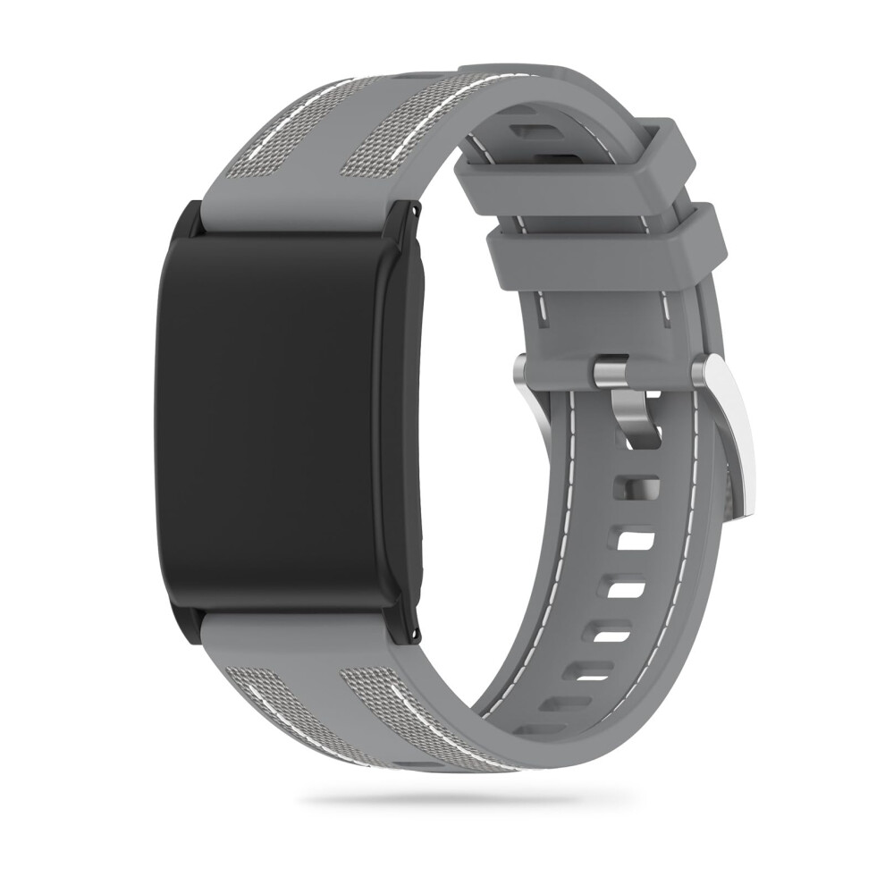Waterproof Breathable Nylon Silicone Sport Wristband Replacement Strap For Whoop 4.0 And Band For Whoop 5.0 Grey 9113335725386
