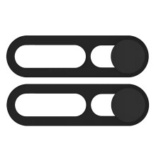 6PCS Ultra Thin Webcam Cover Slide Privacy Shield for Laptop Tablet Smartphone Camera Protection Black