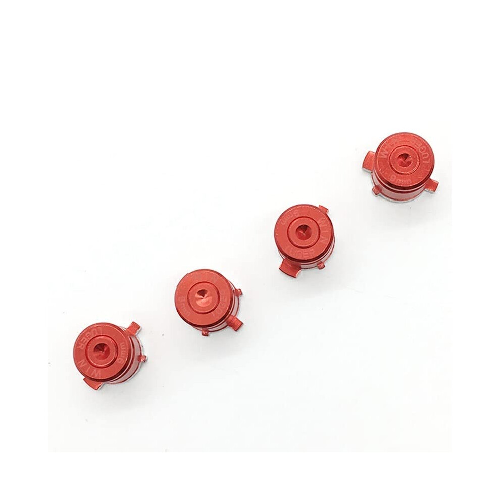 Metal Bullet Caps Thumbstick Replacement Quality Fit For Ps4 Dualshock 4 Controller Red 9455672845465