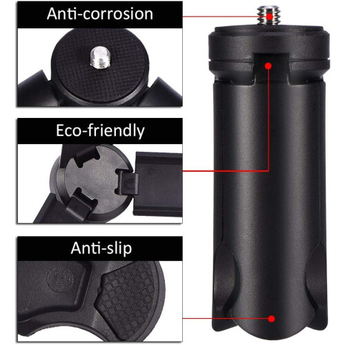 Mini Tripod Stand for Smartphone and Camera, Compact Lightweight Design, Stable Shooting Support 2