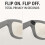 Smart Glasses Privacy Cover with Rotating Camera Lens Shutter and  Blocking LED Light Blocker 4