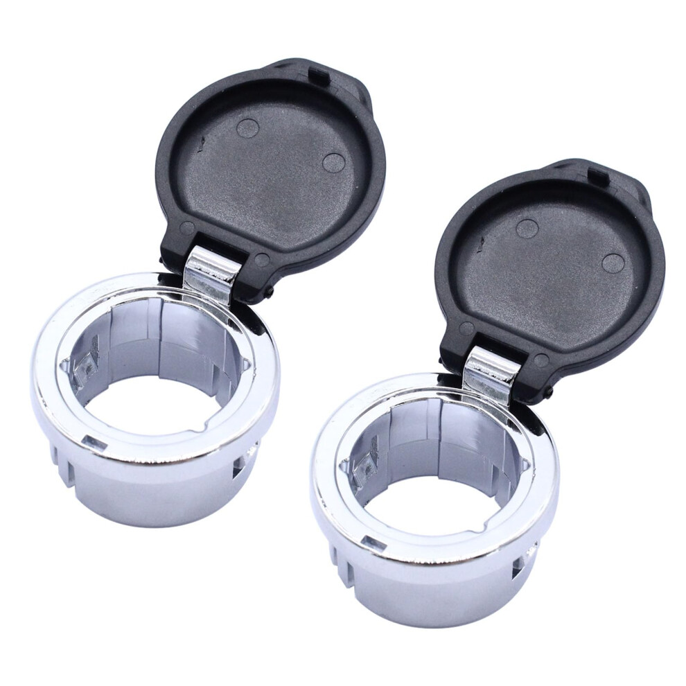 12V Dash Power Outlet Cover Chrome Dustproof Plug For Chevy Silverado And Gmc Sierra Oe 20983936 25793816 9174973499312