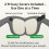 Smart Glasses Privacy Cover with Rotating Camera Lens Shutter and  Blocking LED Light Blocker 3