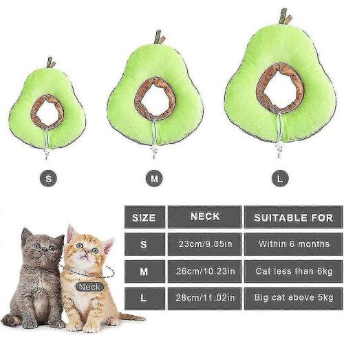 Elizabethan Collar, Cat Recovery Collar Protective Collar Adjustable Soft Edge Breathable Designed P 1
