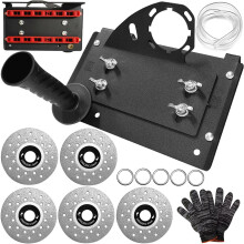 Tile Cutting Tool 45 Chamfering Angle Grinder Stand with Blades Gloves Adjustable Beveling Bracket