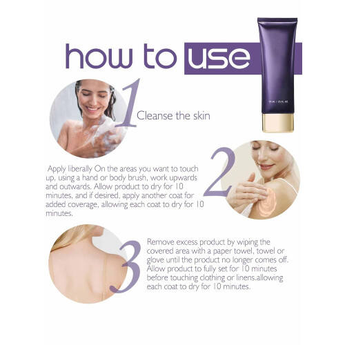 Body Concealer Waterproof Full Coverage Foundation with Brush Long Lasting Sweatproof 1pc 1