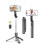 Selfie Stick Tripod 54 Inch Extendable with Wireless Bluetooth Remote and LED Light for iPhone Android 1