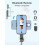 Selfie Stick Tripod 54 Inch Extendable with Wireless Bluetooth Remote and LED Light for iPhone Android 3