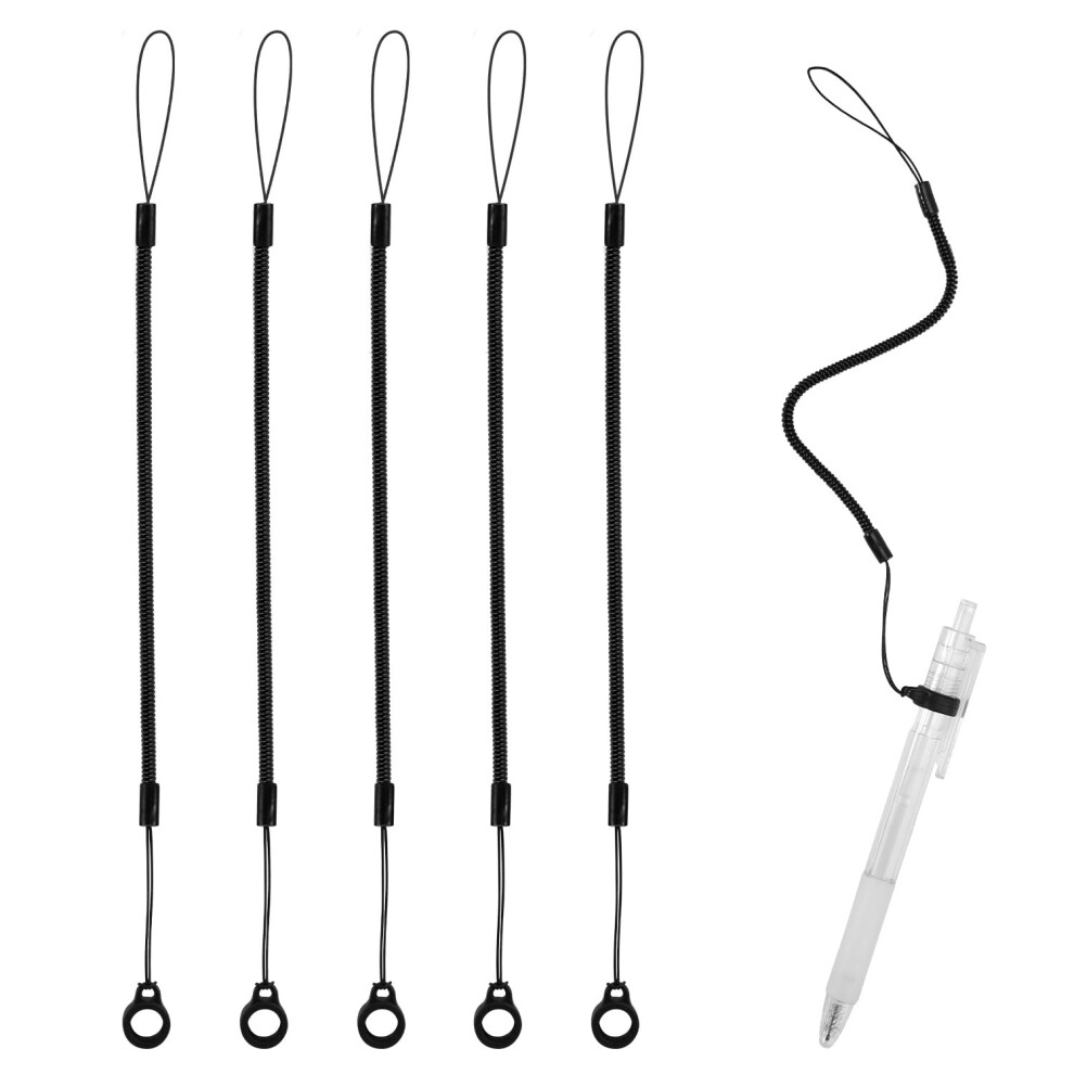 5Pcs Stylus Pen Lanyard With Antilost Elastic Retractable Silicone Tether For Tablet And Touch Screen 9053599174189