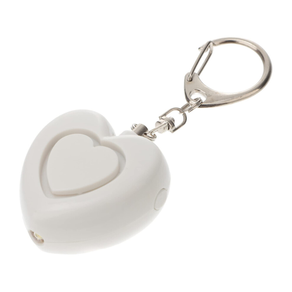 Heart Shaped Safety Alarm Keychain With Loud Audible Alert For Women Travel Outdoor 9070919954412
