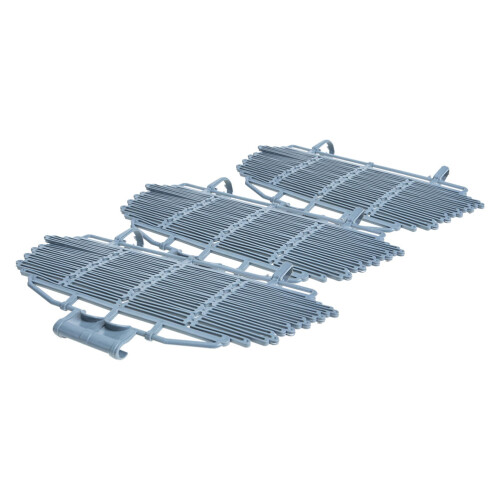15Pièces Couvercles Panier Enfants Détachables Gris 2