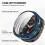 Screen Protector and Case for Samsung Galaxy Watch 8 40mm 44mm Full Coverage AntiScratch TPU 8 Pack 2