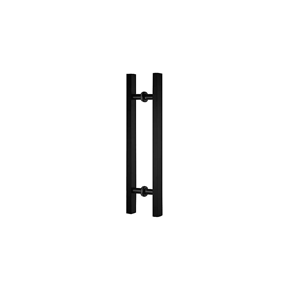 Commercial Door Handle Heavy Duty Stainless Steel Pull For Glass Or Barn Doors Black 800X600mm 9174973500520