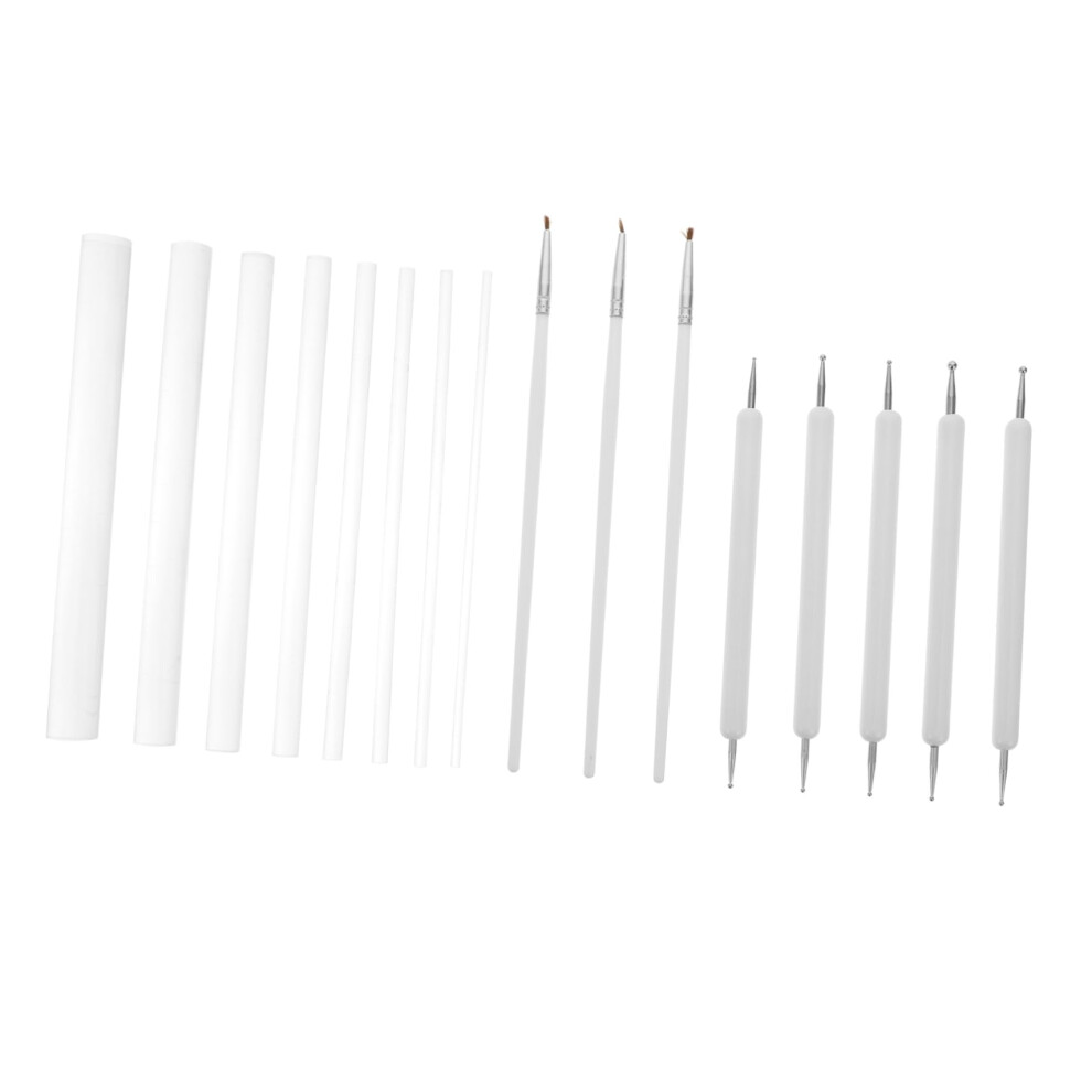Mandala Dotting Tools Set with Dual Tip Pens for Rock and Pottery Painting, Nail Art and Crafts