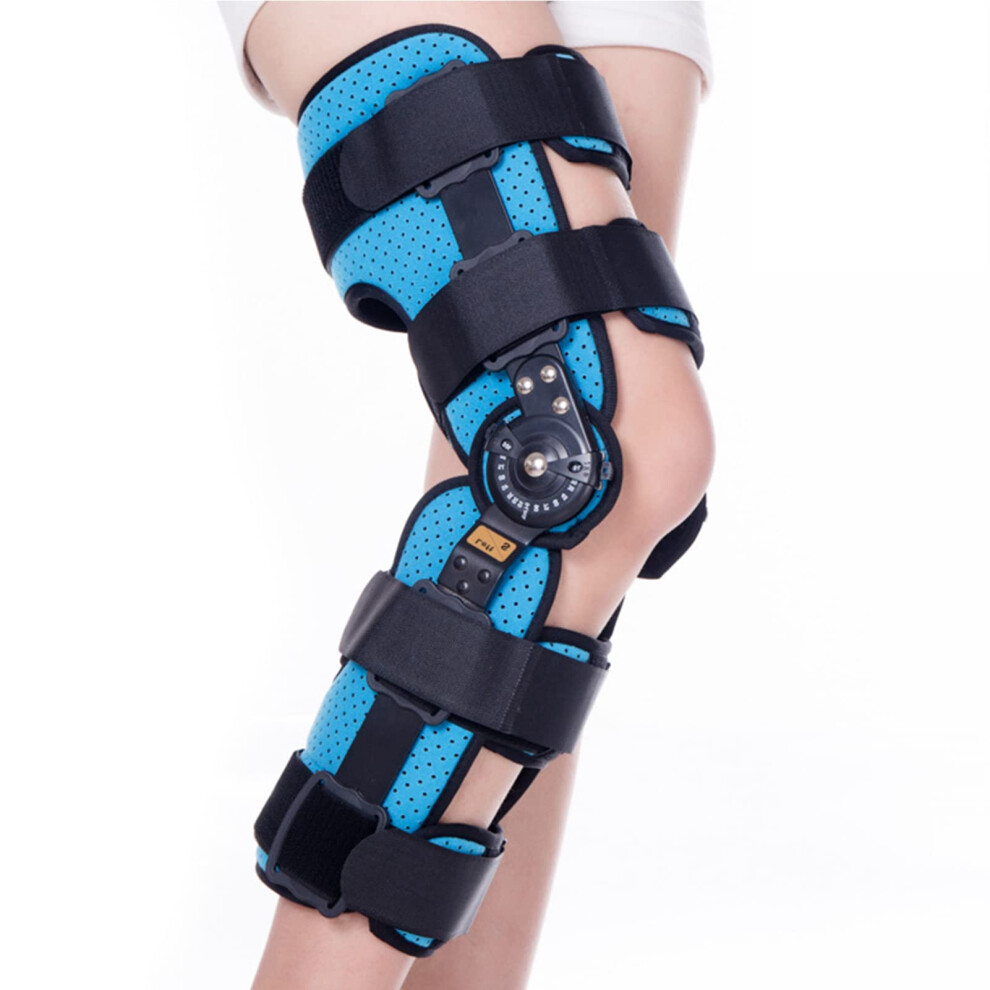Right Leg Knee Ankle Foot Orthosis Small Size with Adjustable Hinged Knee Brace and Stable Support