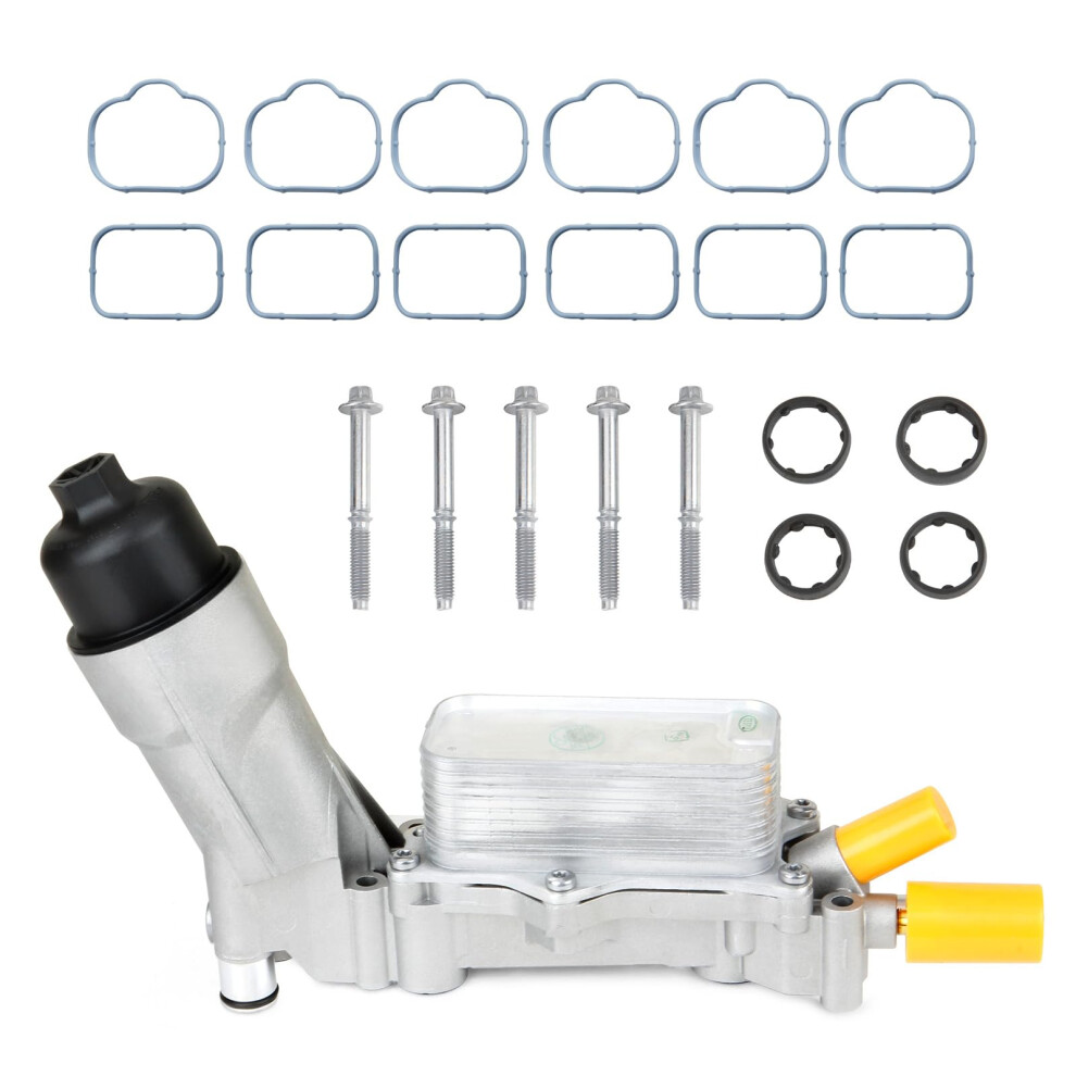 Oil Cooler Filter Housing Aluminum Assembly Kit For 20112023 Chrysler Dodge Jeep Ram 3.6L V6 9455672848749