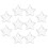 40Pcs Clear Plastic Balls Christmas Tree Ornaments Refillable Hanging 2
