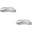 2Pcs Durable Silver Sandbox Cover with Drawstring Waterproof 8