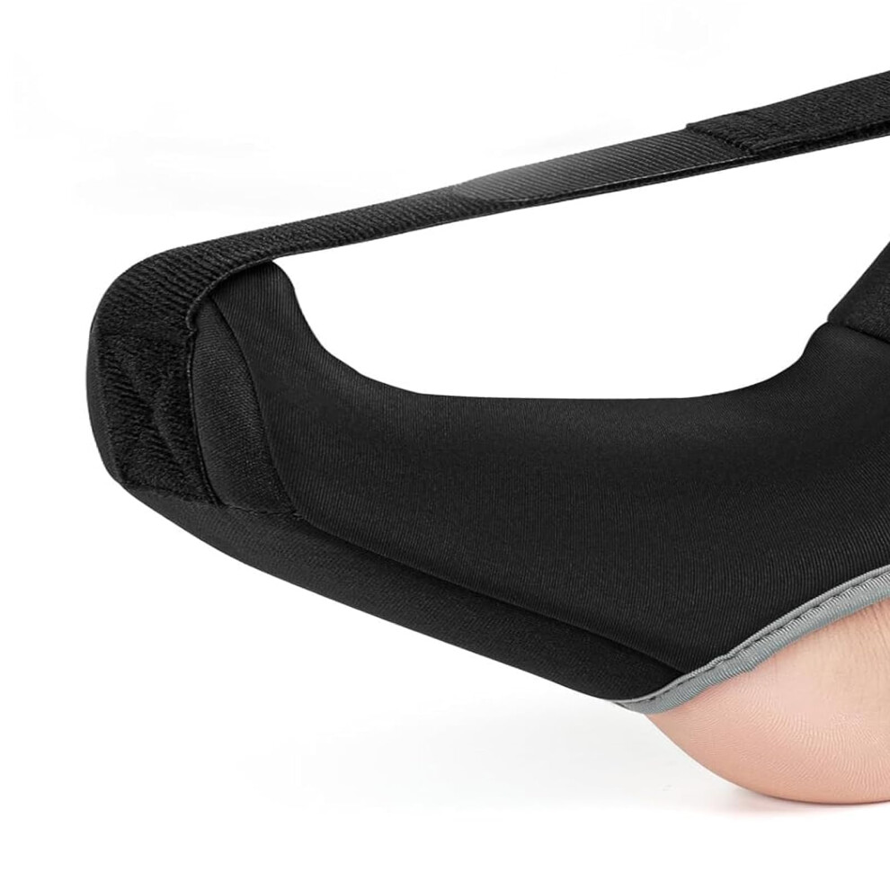 Plantar Fasciitis Night Splint Sock with Massage Ball, Small Adjustable Foot Brace for Heel Pain Relief