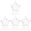 40Pcs Clear Plastic Balls Christmas Tree Ornaments Refillable Hanging 4