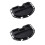 2Pièces Support Réglable Noir Pour Atelier Stockage Efficace 6
