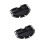 2Pièces Support Réglable Noir Pour Atelier Stockage Efficace 8