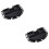 2Pièces Support Réglable Noir Pour Atelier Stockage Efficace 7
