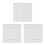 3Pcs Durable White ABS Access Doors Ceiling Plumbing Inspection Panels 8