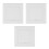 3Pcs Durable White ABS Access Doors Ceiling Plumbing Inspection Panels 6