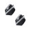 2Pcs Grey Ice Skate Storage Bag Practical Wear-Resistant Skate Pouch 7