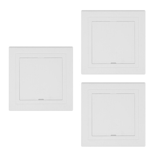 3Pcs Durable White ABS Access Doors Ceiling Plumbing Inspection Panels 2