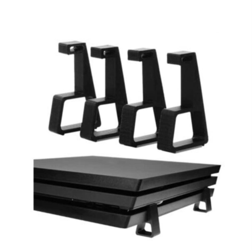 Ps4 Vertical Stand With Cooling Fan For Ps4 Slim And Pro, Secure Spacesaving Support 9455672849579