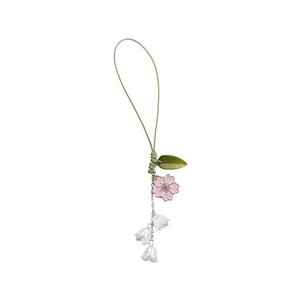 Tulip Flower Phone Charm Strap, Cute Keychain Lanyard For Wallet, Purse And Backpack 9053599176916