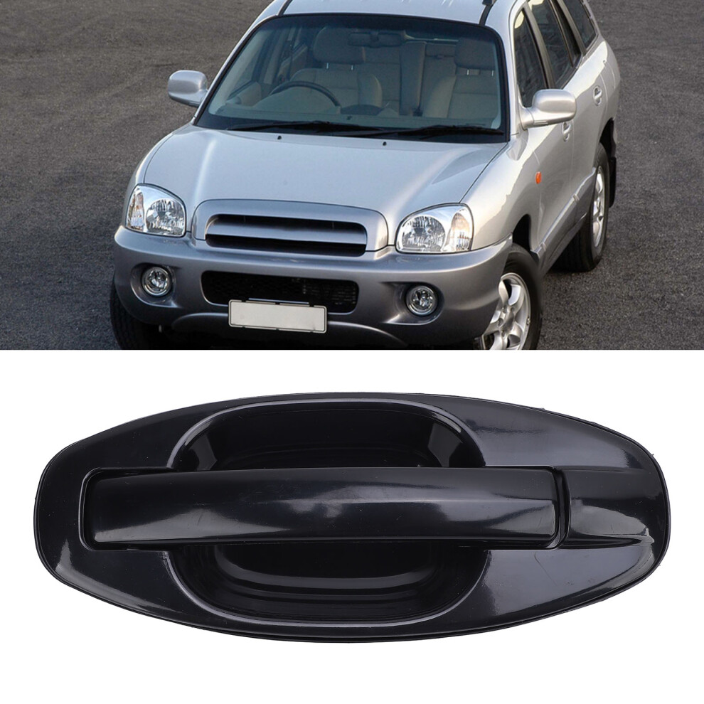 Exterior Door Handle For Santa Fe 2001-2006 Rear Left, Abs Black 4691383393580