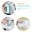 2Pièces Multiusage Chat Portable ABS Acier 3