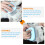 2Pièces Multiusage Chat Portable ABS Acier 4