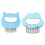 2Pièces Multiusage Chat Portable ABS Acier 5