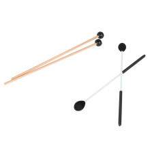 4Stk Marimba Mallets ABS Holz Schwarz Instrument Zubehör Satz
