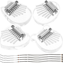 8Stk Mini Daumenklavier Kalimba 8 Tasten Bunt Praktische Musik