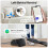 Bluetooth Tracker 2 Pack with Replaceable Battery Compatible with Apple AirTag for Keys Luggage Wallet 4