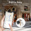 Bluetooth Tracker 2 Pack with Replaceable Battery Compatible with Apple AirTag for Keys Luggage Wallet 3