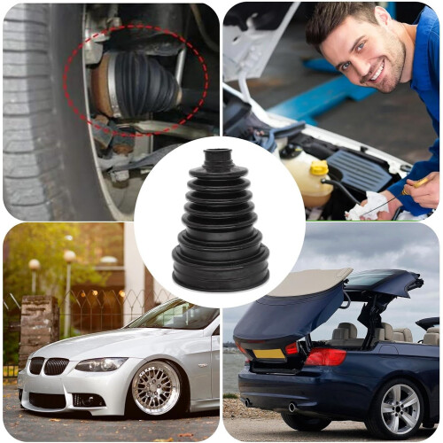 Universal Split CV Boot Replacement for Axle Shaft with Enhanced Wear Resistance and Dirt Shield 1