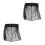 2Pcs Portable Black Polyester Glider Mesh Net for Outdoor Swing Chairs 5