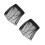 2Pcs Portable Black Polyester Glider Mesh Net for Outdoor Swing Chairs 3